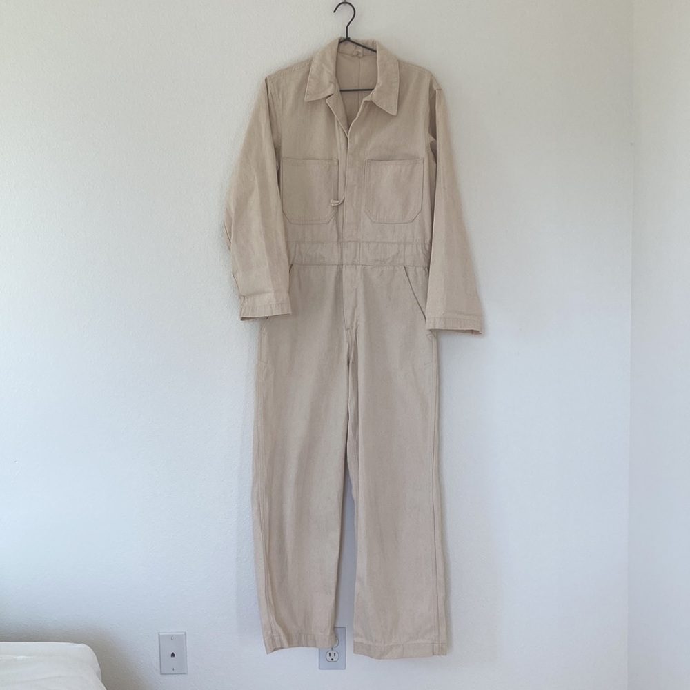 As Ever Nyc zip jumpsuit in natural